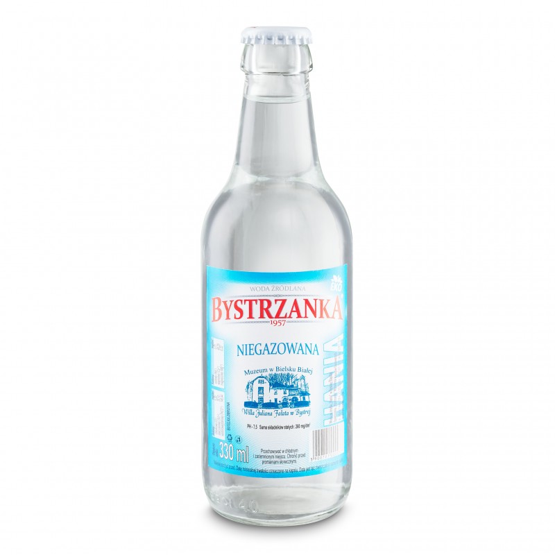 Woda źródlana 330ml (butelka szklana)