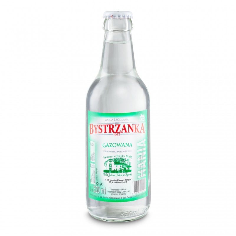 Woda źródlana 330ml (butelka szklana)